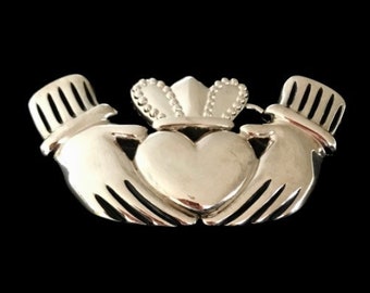 Friendship Loyalty Love Claddagh Belt Buckle