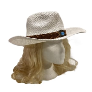 Straw Hat Summer Outdoor Men Women Western Cowboy Breathable Hats