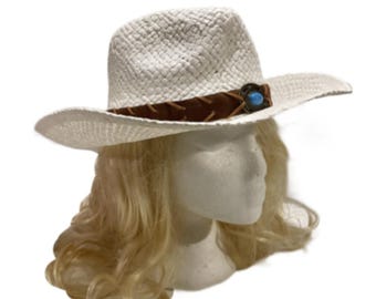 Straw Hat Summer Outdoor Men Women Western Cowboy Breathable Hats