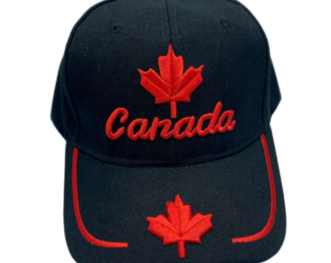 Canada Canadian Maple Leaf Embroidered Baseball Cap Hat
