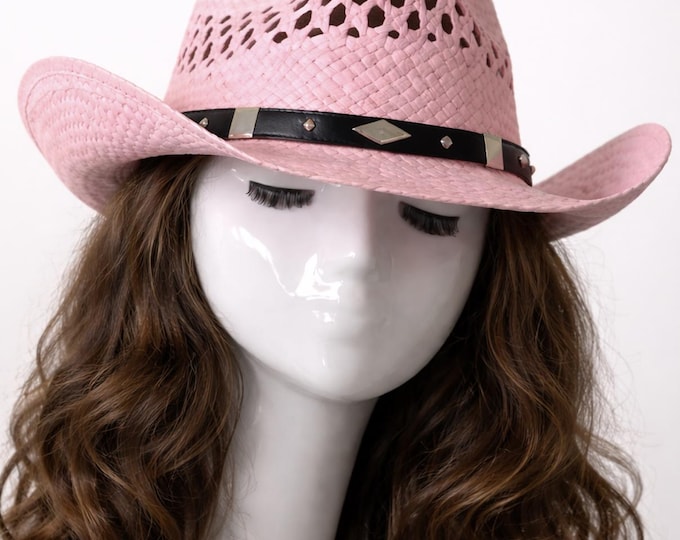 Straw Hat Summer Outdoor Men Women Western Cowboy Breathable