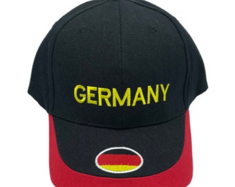 Germany German Flag Soccer Team Fan Apparel Baseball Cap Baseball Cap Hats