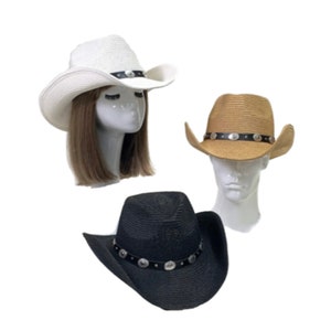 Strohhut Sommer Outdoor Männer Frauen Western Cowboy Atmungsaktive Hüte