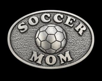 Soccer Mom Belt Buckle Sport Mothers Buckles