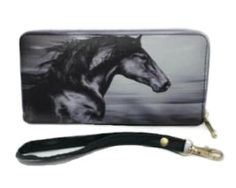 Purse Western Horse Equestrian Design Clutch Wallet