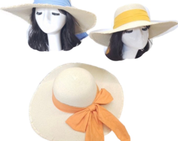 Women's Beach Bucket Hat Sun Protection Summer Caps Fashion Church Hats