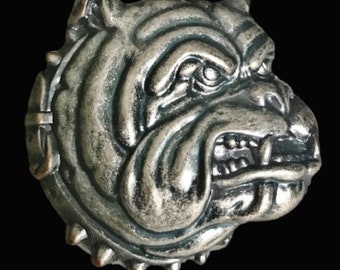 Bulldog Belt Buckle Dog Spike Collar Animal House Pet