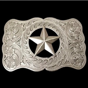 Texas Star Belt Buckle Sheriff Stars Western Buckles Belts