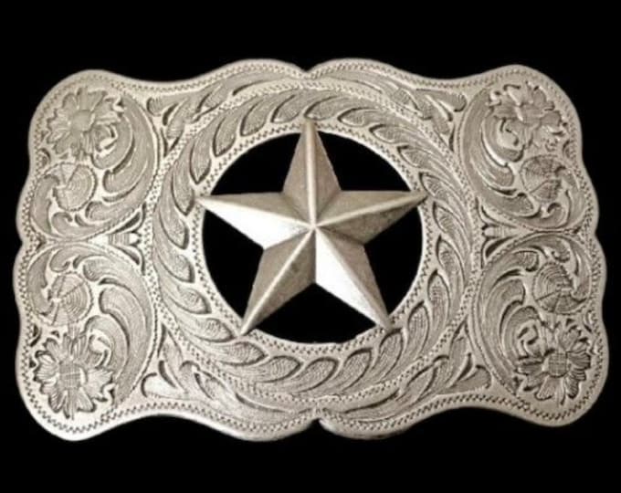 Texas Star Belt Buckle Sheriff Stars Western Buckles Belts