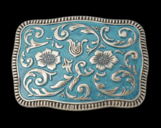 Belt Buckle Western Cowboy Fashion Style Flower Cool Cowboys Belts Buckles