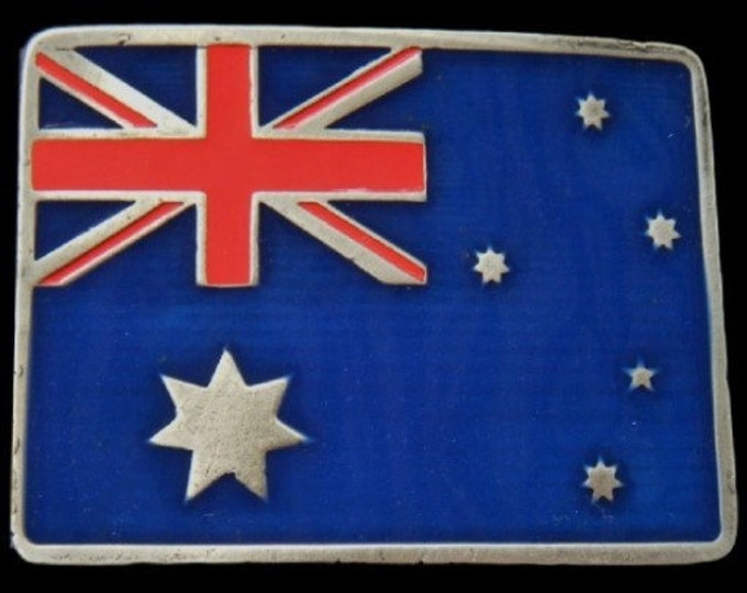 Belt Buckle Australian Flag Aussie Down Under Ozzie Australia Flags Buckles Belts