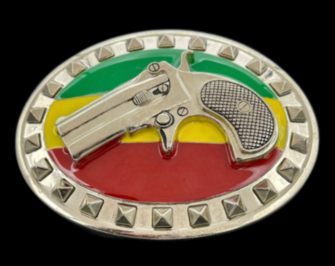 Gun Belt Buckle Guns Revolvers Handguns Cultures Flags Belts Buckles