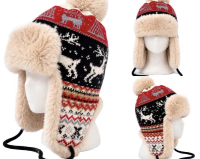 Soft Faux Fur Unisex Fashion Classy Ski Winter Russian Style Winter Hat
