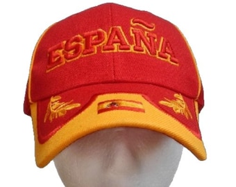 Spanish Hat Flag Espana Spain Flag Sports Baseball Caps Hats Casquette Chapeau