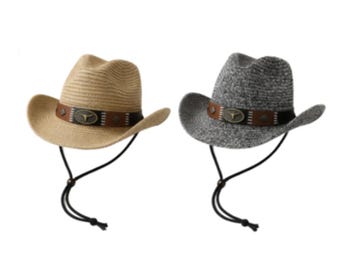 Cowboy Cowgirl Western Rodeo Ranch Concert Straw Vented Sombrero Unisex Hat
