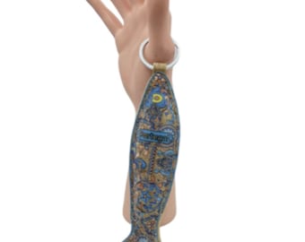 Portugal Souvenir Keychains Cork Sardine Fish Portuguese Keychain