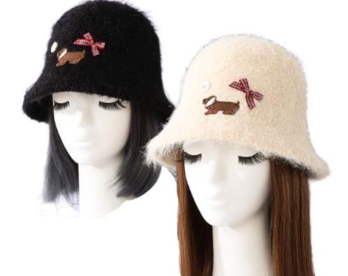 Women Cloche Bucket Hat Winter Fashion Beanie Warm Cap