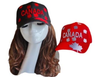 Canada Mapleleaf Canadian Embroidered Unisex Baseball Cap Hat