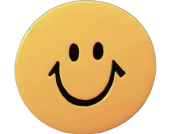 Smile Belt Buckle, Smiling Face Belt Pin, Happy Face Belt Buckle