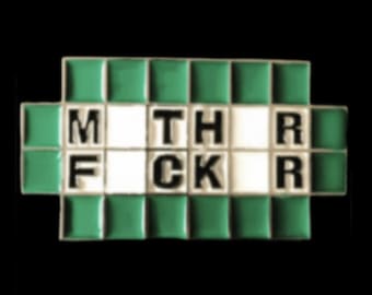 Crossword Puzzle Words Mother F Funny Belt Buckle Buckles