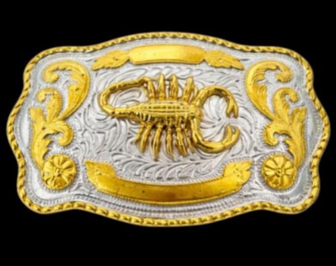Belt Buckle Western Cowboy Cool Scorpion Rodeo Buckles