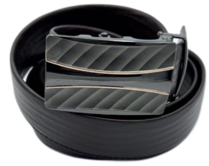 Men Metal Automatic Buckle Belt's Auto-Buckle Buckles Design Retro