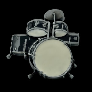 Drum Set Belt Buckle Music Drummers Sets Musical Instruments Belts & Buckles