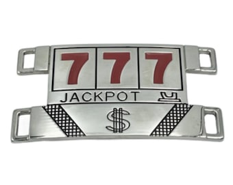 Lucky Gambler Jackpot Lucky 777 Belt Buckle Buckles Boucle de Ceintures