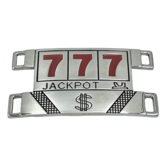Lucky Gambler Jackpot Lucky 777 Belt Buckle Buckles Boucle  display picture 3