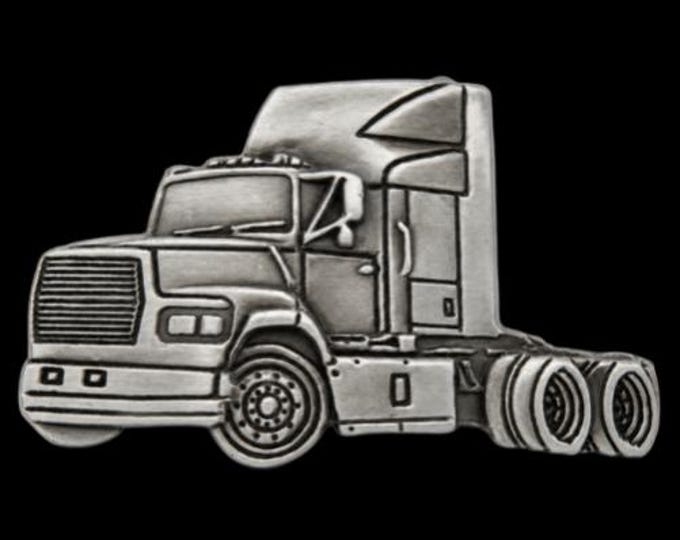 Truck Belt Buckle Trucker 18 Wheeler Big Rig Semi-trailer truck Drivers Bets & Buckles