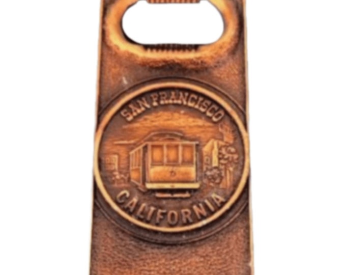 San Francisco California Souvenir Tramway Bottle Opener