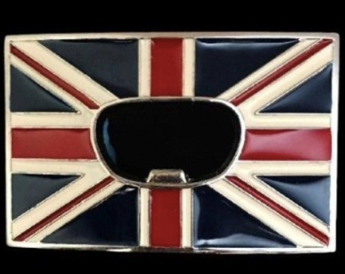 Union Jack UK British Flag England Beer Bottle Opener Belt Buckle Buckles