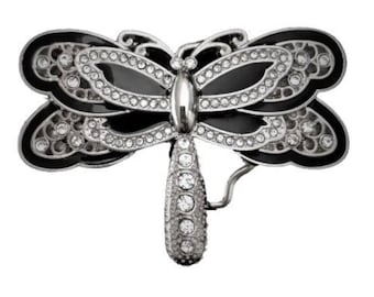 Dragonfly Belt buckle Dragonflies Rhinestone Belts Buckles