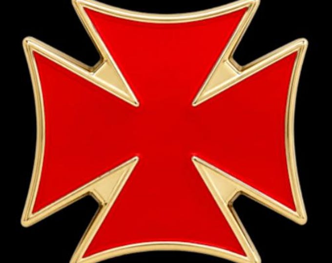 Templars Cross Belt Buckle Templar Crusader Malta Crosses Buckles Belts
