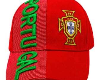 Hat Portugal Quinas Flag Portuguese Soccer Team Baseball Cap