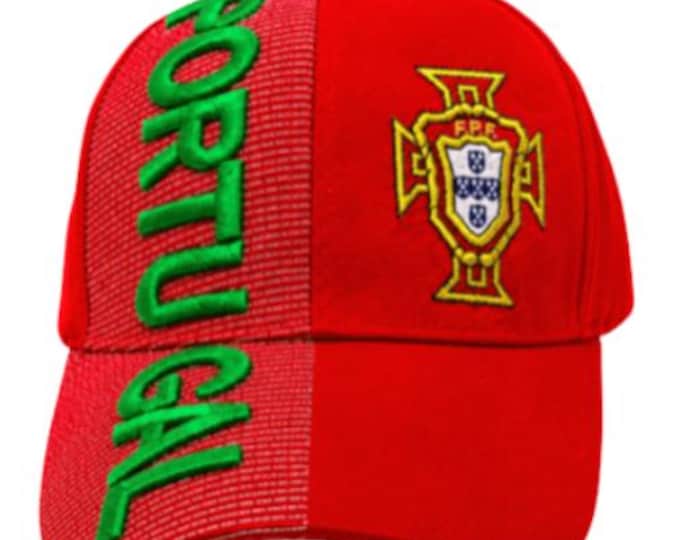 Hat Portugal Quinas Flag Portuguese Soccer Team Baseball Cap