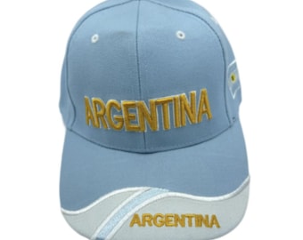 Argentina Flag Argentinian Soccer Tennis Sports Hats Baseball Cap