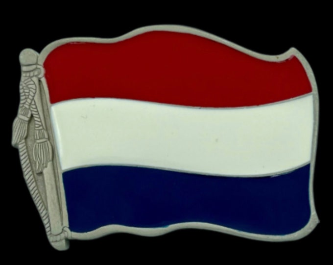 Holland Flag Belt Buckle Dutch Kingdom Netherlands Flags Belts Buckles