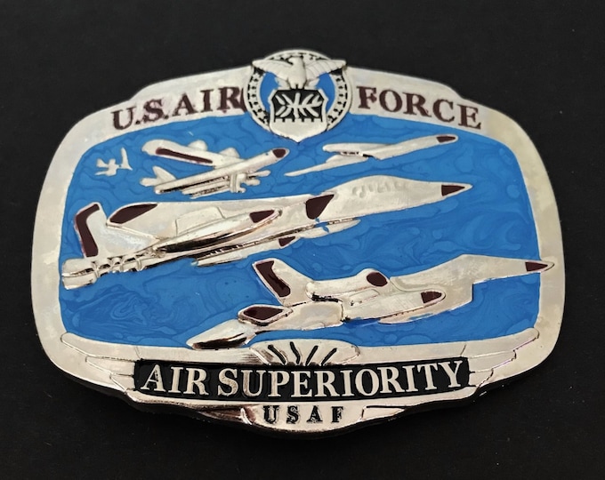 U.S. Air Force USAF Air Superiority Military Fighter Plane Profession Belt Buckles