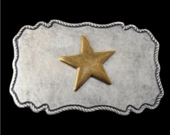 Western Texas Lone Star Cowboy Cowgirl Belt Buckle Buckles