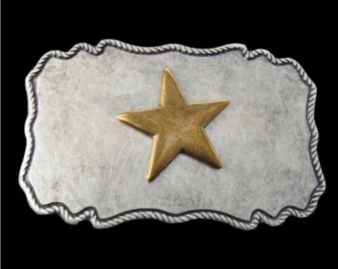 Western Texas Lone Star Cowboy Cowgirl Belt Buckle Buckles