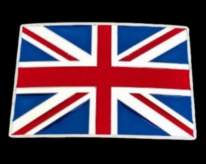 Union Jack Belt Buckle UK British Flag Great Britain Buckles Belts