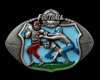Belt Buckle American Football Ball Players Teams Games Sports Belts Buckles