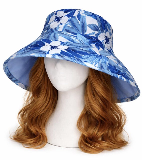 Summer Hats Cap Women Wide Brim Cotton Comfort Gardening Sun Protection Hat