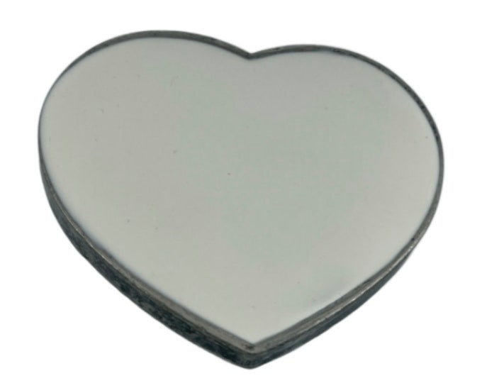 Love Gift Valentine White Heart Girl Belt Buckle Boucle de Ceinture