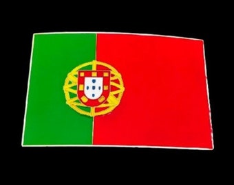 Boucle Ceinture Drapeau Portugais Escudo Quinas