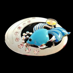Fish Belt Buckle Rhinestones Fishing Women&#39;s Fashion Buckles