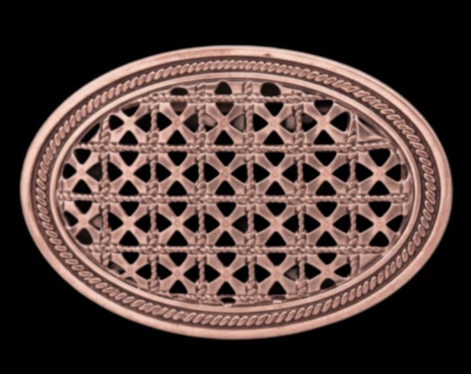 Cowgirl Western Flower Floral Eternity Knot Belt Buckle