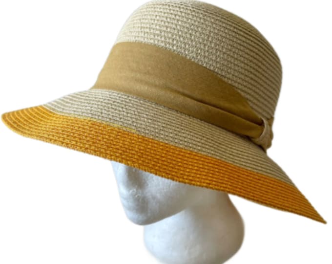 Summer Floppy  Hat Women Ladies Wide Brim Beach Hat Sun Foldable Cap