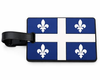 Flag of Quebec Luggage Name Tag